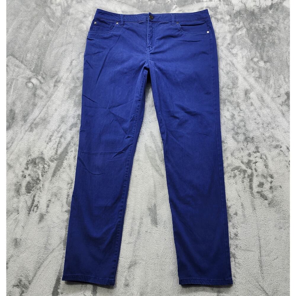 Style&Co Jeans Womens 14 Blue Easy Fit High Rise Skinny Stretch Denim Casual